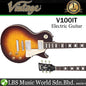 Vintage V100IT Reissued Series Mahagony Body HH Pickup Electric Guitar Ice Tea (V100 IT)