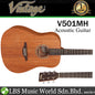 Vintage V501MH Dreadnought Solid Sitka Spruce Top Acoustic Guitar Satin Mahogany (V501 MH)
