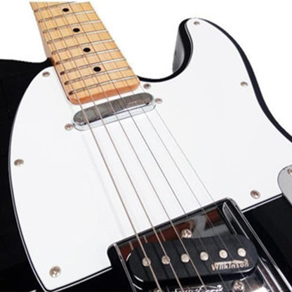 Vintage V2BK Telecaster Electric Guitar with Wilkinson Pickup (V2 BK)