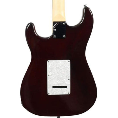 Vintage V6HFTB Custom Spec Alder Body SSH Pickup Vibrato Electric Guitar Flame Tobacco Burst (V6H FTB)