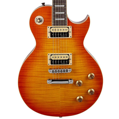 Vintage V100HB Reissued Series Mahagony Body HH Pickup Electric Guitar Honeyburst (V100 HB)