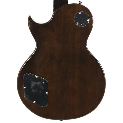 Vintage V100TBK Reissued Series Mahagony Body HH Pickup Electric Guitar Flamed Thru Black (V100 TBK)