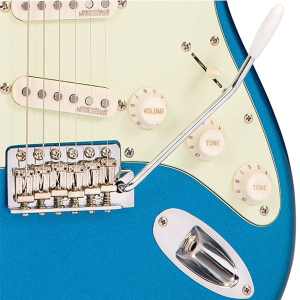 Vintage V6CAB Reissued American Alder Body SSS Pickup Electric Guitar Candy Apple Blue (V6 CAB)