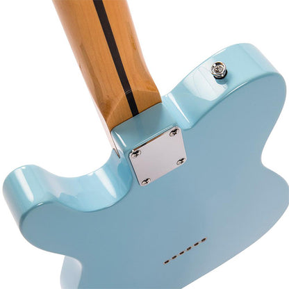 Vintage V75LB Reissued American Alder Body SS Pickup Electric Guitar Laguna Blue (V75 LB)