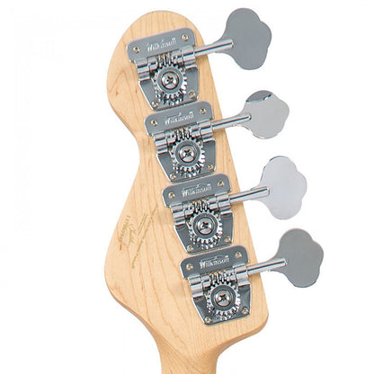 Vintage VJ74CAR Reissued Ash Wood Body Bolt On 4-String Bass Guitar Candy Apple Red (VJ74 CAR)