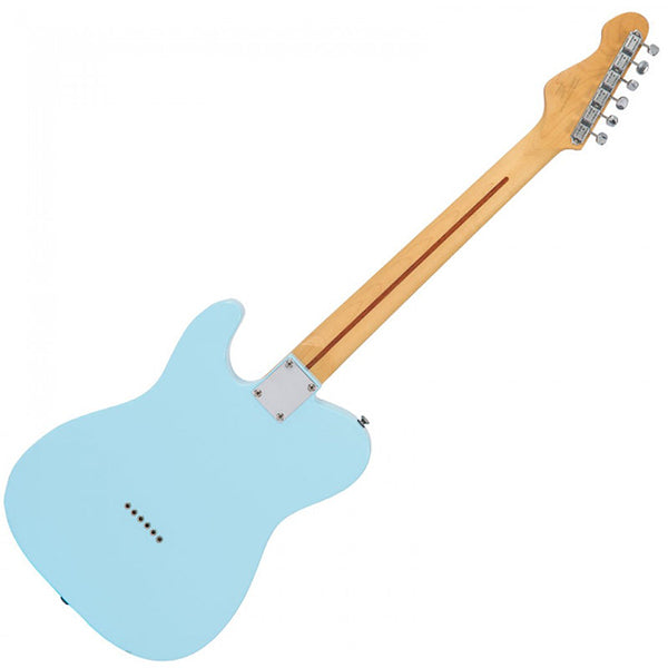 Vintage V75LB Reissued American Alder Body SS Pickup Electric Guitar Laguna Blue (V75 LB)