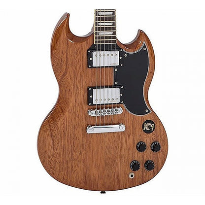 Vintage VS6M Reissued Mahogany Body HH Pickup Electric Guitar Natural Mahogany (VS6 M)
