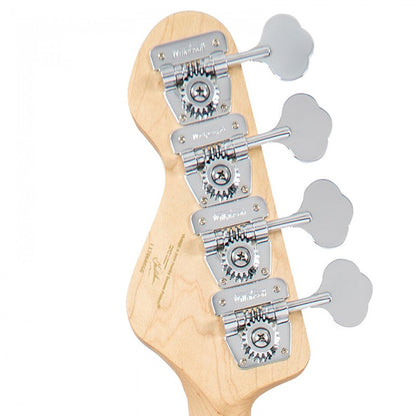 Vintage VJ74PL Reissued Ash Wood Body Bolt On 4-String Bass Guitar Purple (VJ74 PL)