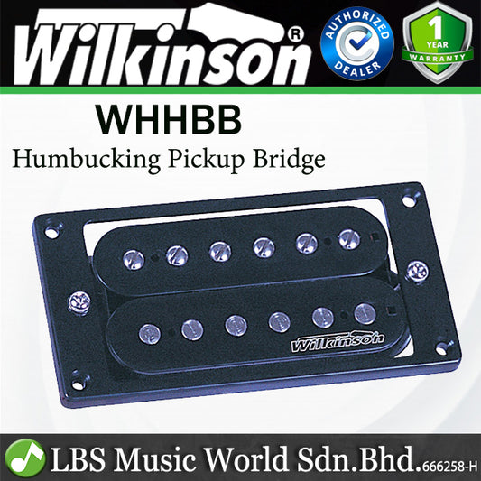 Wilkinson WHHBB Ceramic High Output Humbucking Bridge Pickup for Electric Guitar