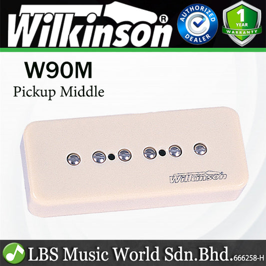 Wilkinson W90M Ceramic Soap Bar Style Single Coil Middle Pickup for Electric Guitar - Cream (W90 M)