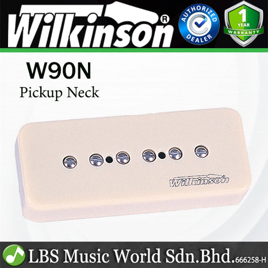 Wilkinson W90N Ceramic Soap Bar Style Single Coil Neck Pickup for Electric Guitar - Cream (W90 N)