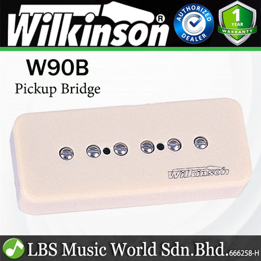 Wilkinson W90B Ceramic P90 Style Single Coil Bridge Pickup for Electric Guitar - Cream (W90 B)