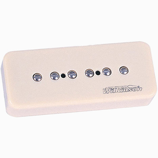 Wilkinson W90B Ceramic P90 Style Single Coil Bridge Pickup for Electric Guitar - Cream (W90 B)