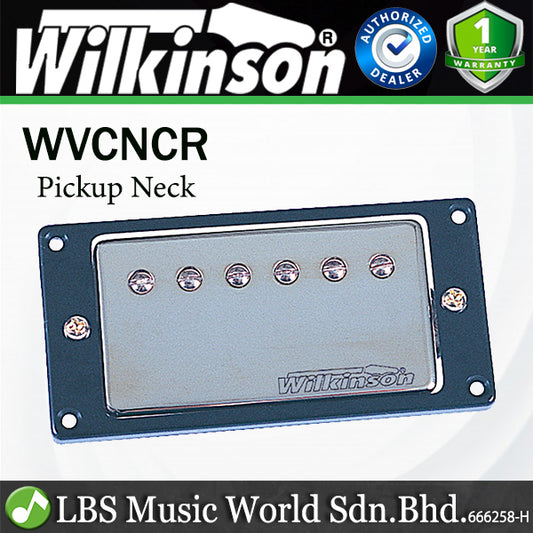 Wilkinson WVCNCR Classic PAF Style Humbucker Chrome Neck Pickup for Electric Guitar (WVC NCR)