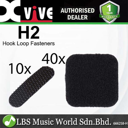 Xvive H2 Hook and Loop Fasteners for U6 Compact Wireless Mic Microphone System (H 2)