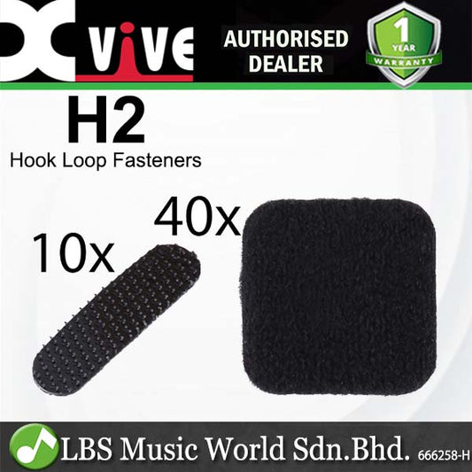 Xvive H2 Hook and Loop Fasteners for U6 Compact Wireless Mic Microphone System (H 2)
