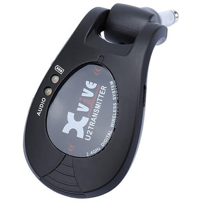 Xvive U2T Rechargeable Transmitter for U2 Guitar Wireless System - Black (U2 T)