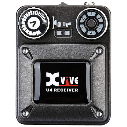 Xvive U4R Wireless Receiver System for U4 In Ear Monitor Headphones and Earphones (U4 R)