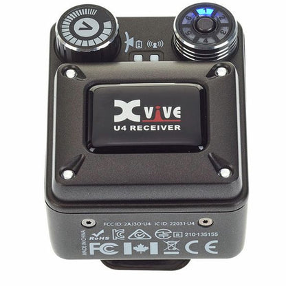 Xvive U4R Wireless Receiver System for U4 In Ear Monitor Headphones and Earphones (U4 R)