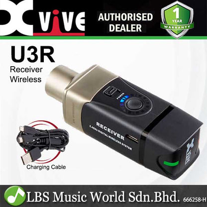 Xvive U3R Microphone Wireless Receiver System for Dynamic Mic (U3 R)