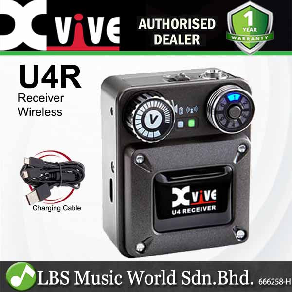 Xvive U4 Complete In Ear Monitor Wireless System with Transmitter, Beltpack Receiver Earphones and Headphones (U4R U4T U4R2 U4R4)