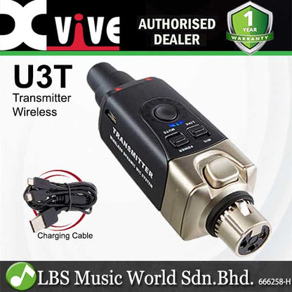 Xvive U3T Microphone Wireless Transmitter System for Dynamic Mic (U3 T)