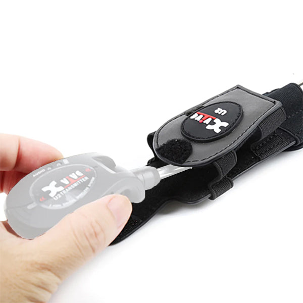 Xvive H1 Transmitter Holder Strap for U2 Guitar Wireless System with Extension Cable - Black (H 1)