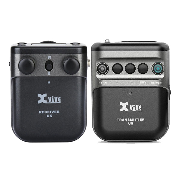 Xvive U5 Wireless Audio For Video System with LV1 Lavalier Mic for Microphones and DSLR Camera (U 5/U 5T2)