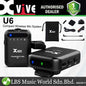 Xvive U6 Compact Wireless Mic System Portable Microphone for Smartphones and DSLR Camera (U 6)