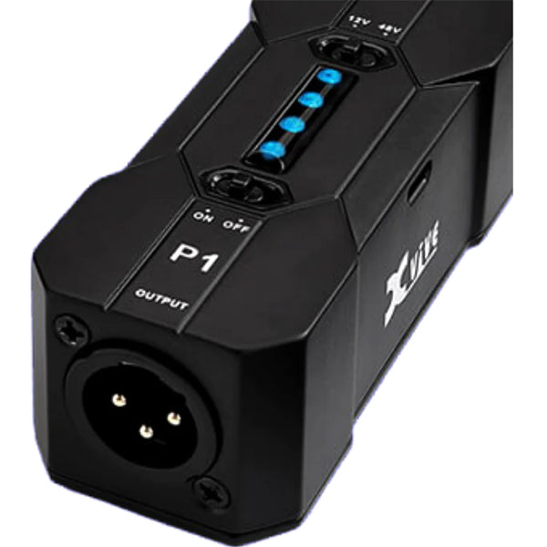 Xvive P1 Rechargeable Portable Phantom Power Supply for Condenser Microphones Mic (P 1)
