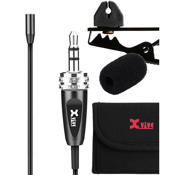 Xvive LV2 Micro Lavalier Microphone Omnidirectional Mic for Wireless System (LV 2)