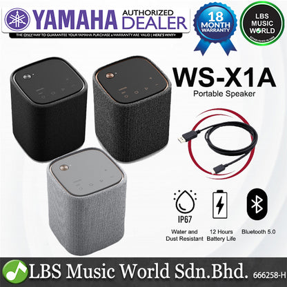 Yamaha WS-X1A Hi-Fi True X Wireless Mini Portable Speaker (WSX1A WS X1A)