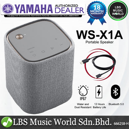 Yamaha WS-X1A Hi-Fi True X Wireless Mini Portable Speaker (WSX1A WS X1A)
