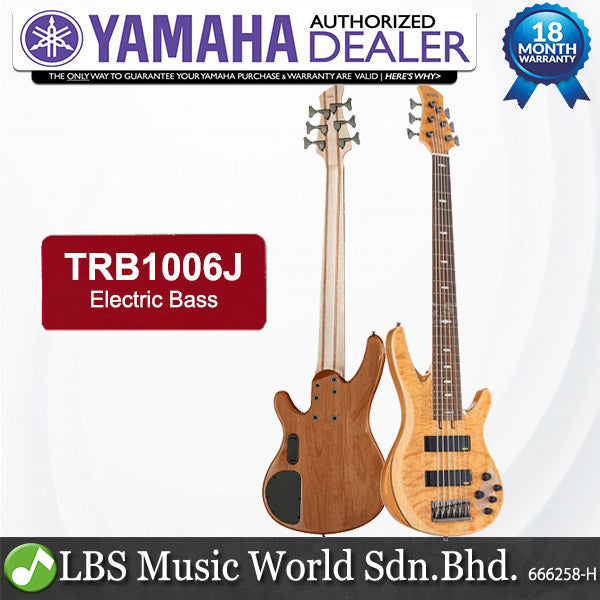 Yamaha TRB1006J 6 String Monster Bass Maple Mahogany Neck Electric