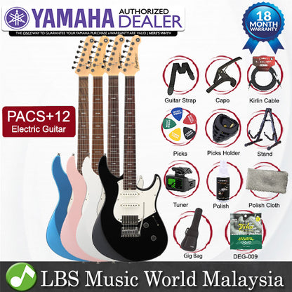 Yamaha PACS+12 Alder Body Electric Guitar with HSS Pickup and Rosewood Fingerboard