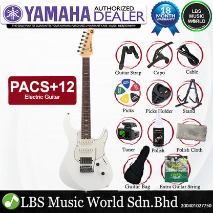 Yamaha PACS+12 Alder Body Electric Guitar with HSS Pickup and Rosewood Fingerboard