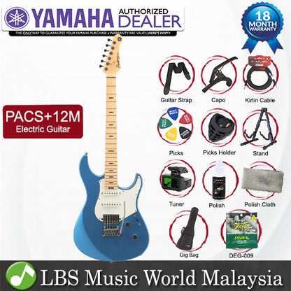 Yamaha PACS+12M Alder Body Electric Guitar with HSS Pickup and Maple Fingerboard