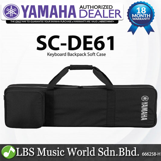 Yamaha SC-DE61 Backpack Style Soft Case and Keybaord Bag for CK61 (SC DE61)