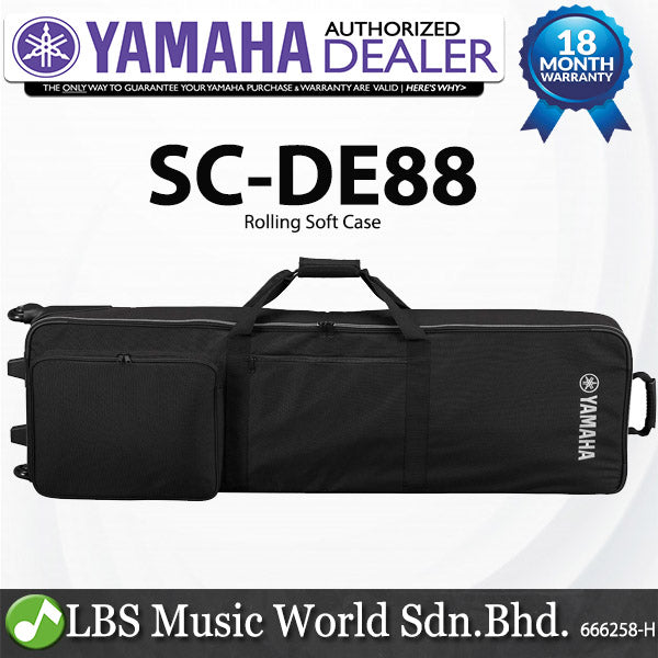 Yamaha SC-DE88 Rolling Soft Case Keyboard Bag for CK88 Stage Piano (SC DE88)