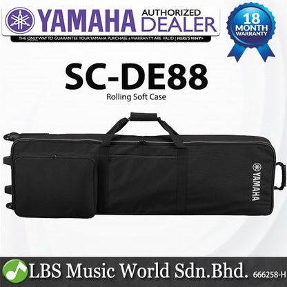 Yamaha SC-DE88 Rolling Soft Case Keyboard Bag for CK88 Stage Piano (SC DE88)