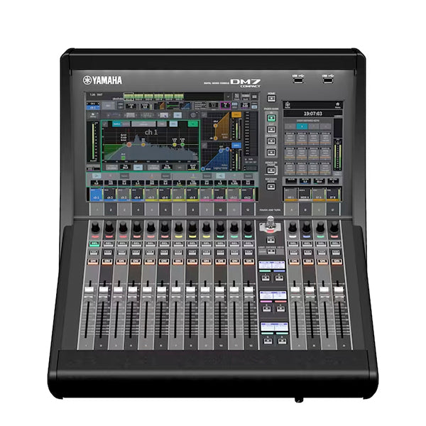 Yamaha DM7 Compact 72 Channel Digital Mixer with 16 Mic Preamps,16 Faders and Touchscreens