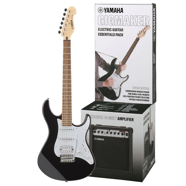 Yamaha EG112GPII Gigmaker Electric Guitar HSS Pickup With Tremolo and Amplifier Package (EG112 GPII)