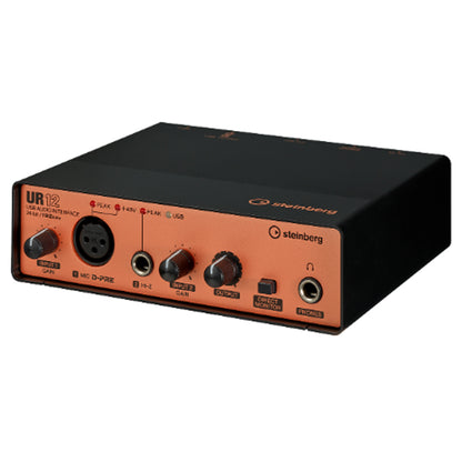Yamaha Steinberg UR12 Podcast Starter Pack Interface with Microphone and WaveLab Cast and Software