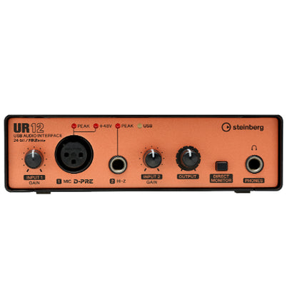 Yamaha Steinberg UR12 Podcast Starter Pack Interface with Microphone and WaveLab Cast and Software