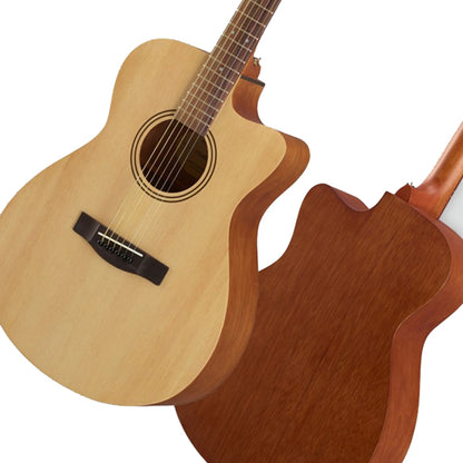 Yamaha FS400C Cutaway Acoustic Guitar with Gig Bag (FS400 C)