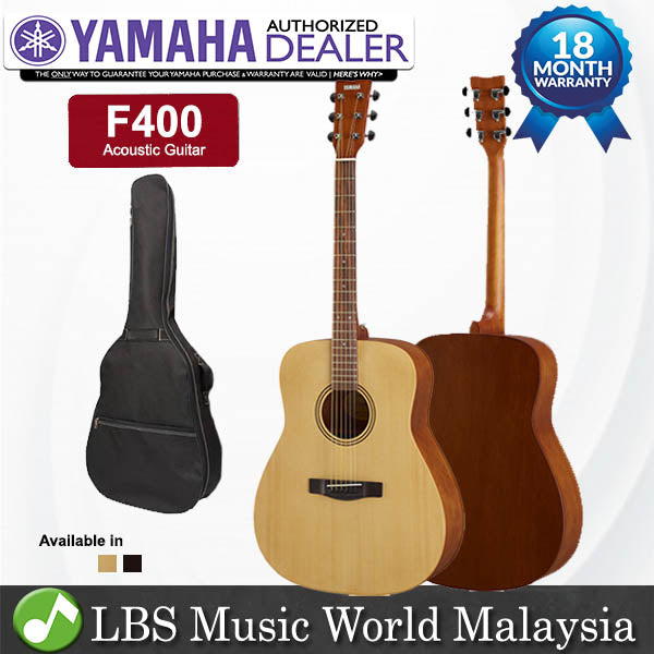 Yamaha F400 Traditional Western Body Acoustic Guitar with Bag - (F 400)