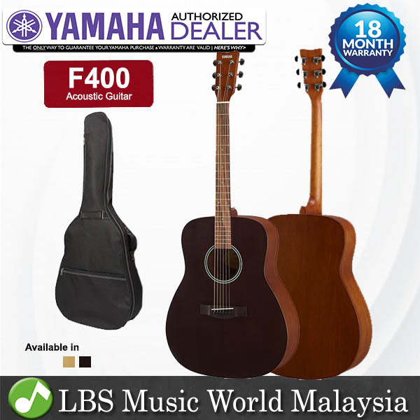 Yamaha F400 Traditional Western Body Acoustic Guitar with Bag - (F 400)