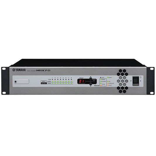Yamaha MRX-7D 65 Watt Signal Processor Mixer with Dual Dante (MRX7D MRX 7D)
