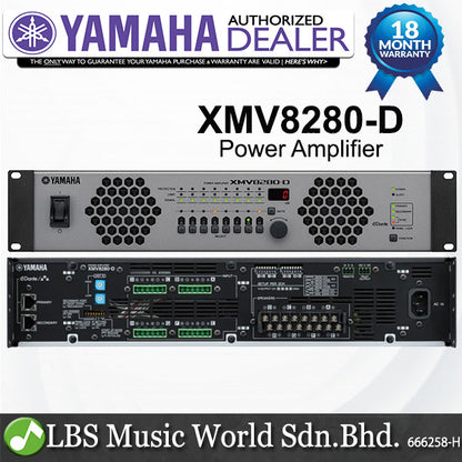 Yamaha XMV4280-D 4 X 280W Dante Amp Power Amplifier Mixer (XMV4280D XMV4280 D)