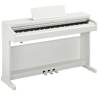 Yamaha YDP-165 Arius 88 Keys Digital Piano Complete Bundle - White (YDP165 YDP 165)